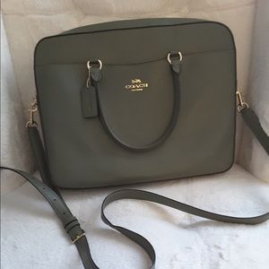 Coach laptop bag